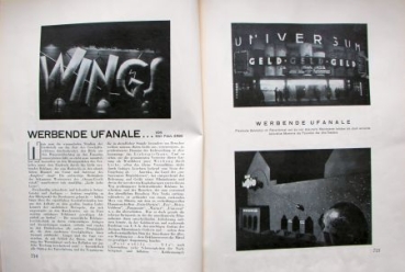 "Die Reklame" Advertisingmagazine Deutscher Reklameverband 1929 (1799)